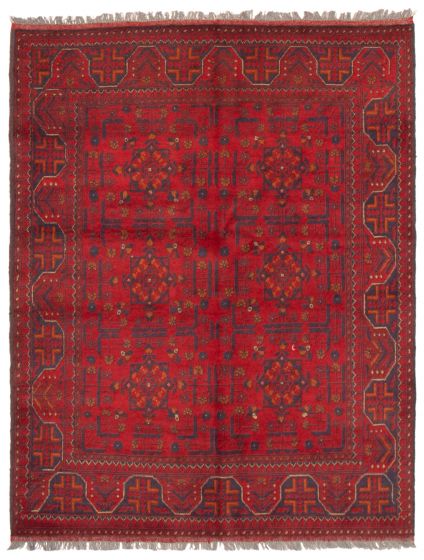 Afghan Finest Khal Mohammadi 5'1" x 6'5" Hand-knotted Wool Rug 