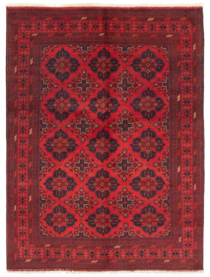 Afghan Finest Khal Mohammadi 4'11" x 6'7" Hand-knotted Wool Rug 
