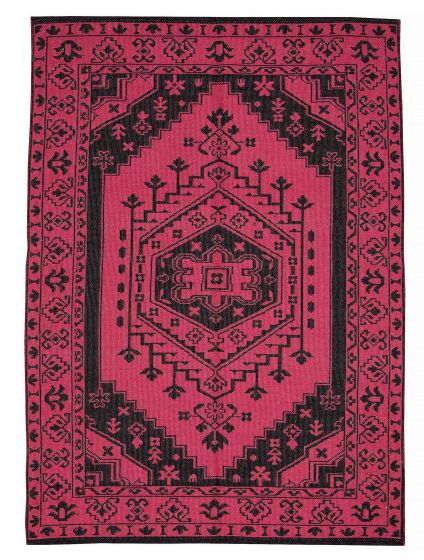 Indian Nevada 4'10" x 7'5" Flat-Weave Wool Kilim 