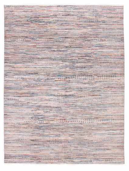 Indian Silk Shadow 8'9" x 11'8" Hand-knotted Viscose, Wool Rug 