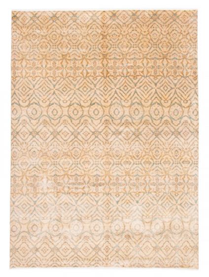 Indian Mystique 9'0" x 11'9" Hand-knotted Wool Rug 