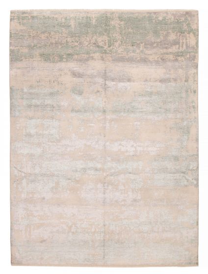Indian Legacy 9'1" x 12'3" Hand-knotted Silk & Wool Rug 