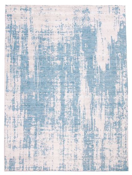 Tapis loreto 9'0" x 12'0" en soie artificielle