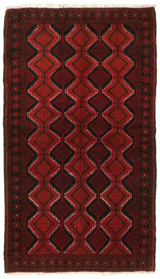 Afghan Rizbaft 3'4" x 5'11" Hand-knotted Wool Rug 