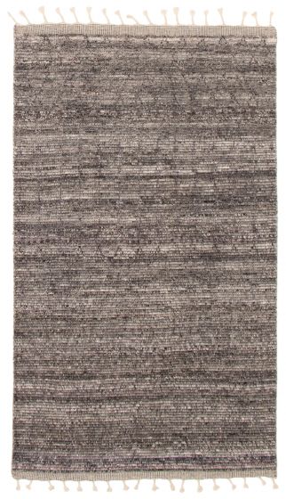 Indian Tangier 4'11" x 7'10" Hand-knotted Wool Rug 