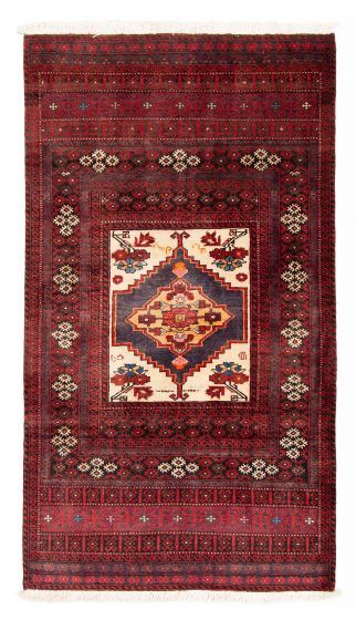 Afghan Royal Baluch 3'3" x 6'0" Hand-knotted Wool Rug 