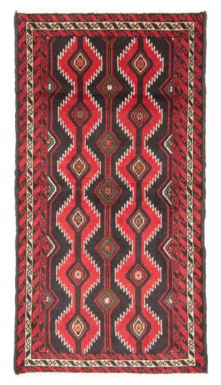 Afghan Royal Baluch 3'1" x 5'6" Hand-knotted Wool Rug 