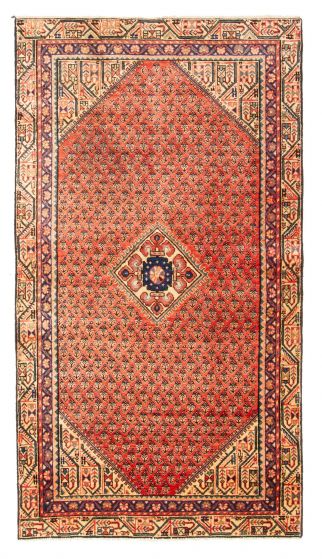 Persian Style 3'8" x 6'8" Hand-knotted Wool Rug 