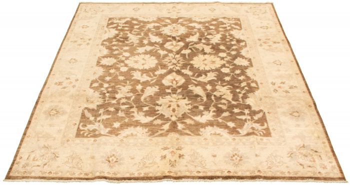 Pakistani Peshawar Oushak 8'1" x 10'3" Hand-knotted Wool Rug 
