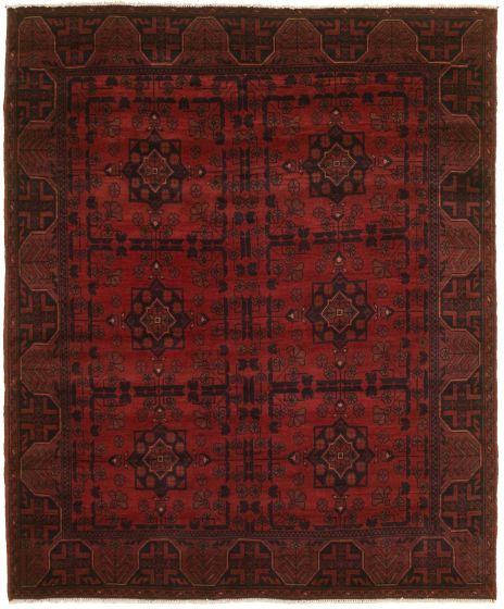 Afghan Finest Khal Mohammadi 5'1" x 6'2" Hand-knotted Wool Rug 
