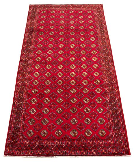 Persian Style 4'9" x 9'10" Hand-knotted Wool Rug 
