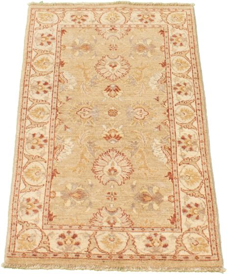 Afghan Chobi Finest 4'3" x 6'5" Hand-knotted Wool Rug 