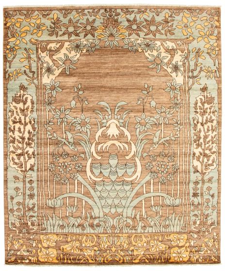 Tapis lahore 8'4" x 9'10" en laine