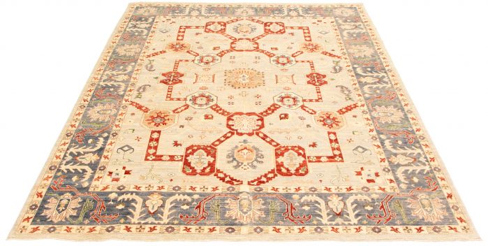 Pakistani Pako Persian 18 Of 20 8'11" x 11'5" Hand-knotted Wool Rug 