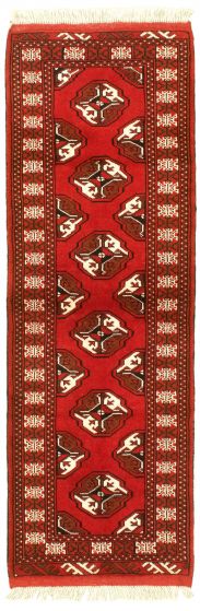 Turkmenistan Turkman 2'1" x 6'4" Hand-knotted Wool Rug 