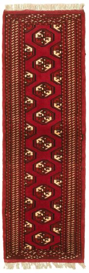 Turkmenistan Turkman 2'1" x 6'4" Hand-knotted Wool Rug 