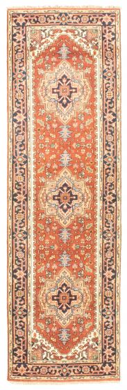 Indian Serapi Heritage 2'11" x 9'11" Hand-knotted Wool Rug 
