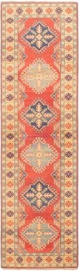 Afghan Finest Ghazni 2'8" x 9'5" Hand-knotted Wool Rug 