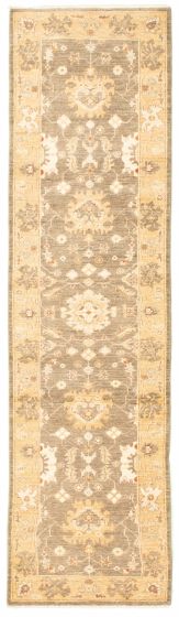 Afghan Chobi Finest 2'7" x 9'9" Hand-knotted Wool Rug 