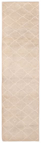 Indian Tangier 2'11" x 11'9" Hand-knotted Wool Rug 
