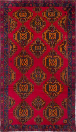 Afghan Finest Rizbaft 7'2" x 12'7" Hand-knotted Wool Rug 