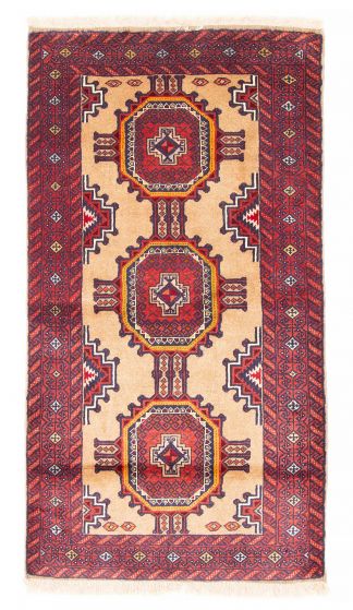 Afghan Royal Baluch 3'3" x 5'9" Hand-knotted Wool Rug 