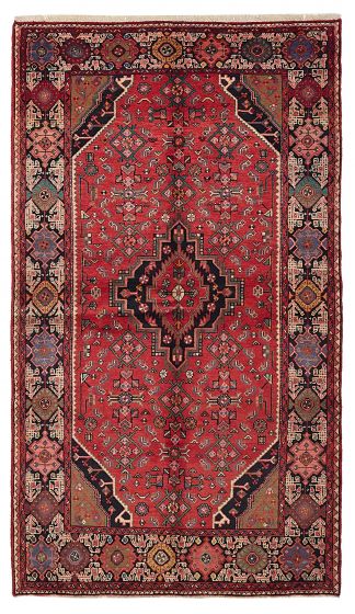 Persian Style 5'3" x 9'2" Hand-knotted Wool Rug 