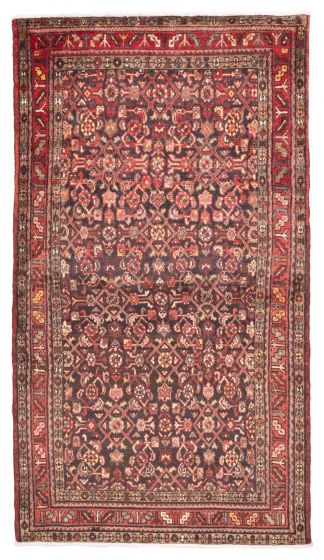Persian Style 3'7" x 6'7" Hand-knotted Wool Rug 