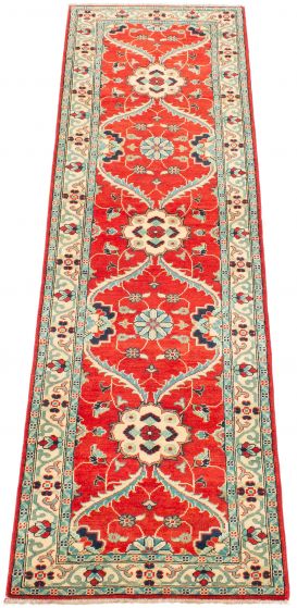 Afghan Finest Ghazni 2'8" x 9'4" Hand-knotted Wool Rug 