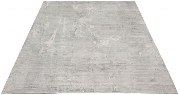 Indian Galleria 8'0" x 10'1" Hand-knotted Viscose Rug 
