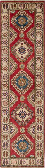 Afghan Finest Ghazni 2'8" x 10'5" Hand-knotted Wool Rug 