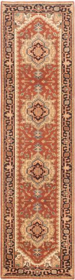 Indian Serapi Heritage 2'8" x 10'0" Hand-knotted Wool Rug 