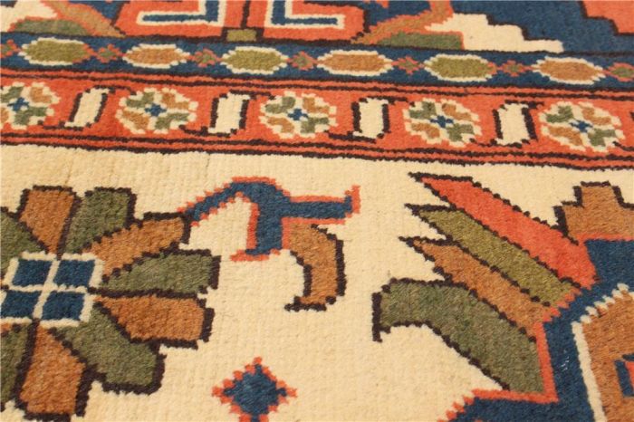 Afghan Finest Kargahi 6'10" x 9'9" Hand-knotted Wool Rug 