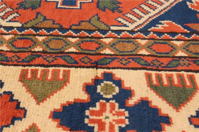 Afghan Finest Kargahi 6'8" x 9'8" Hand-knotted Wool Rug 