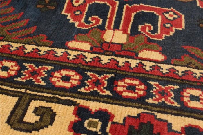Afghan Finest Kargahi 6'8" x 9'4" Hand-knotted Wool Rug 