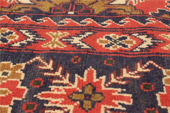 Afghan Finest Kargahi 6'10" x 9'2" Hand-knotted Wool Rug 