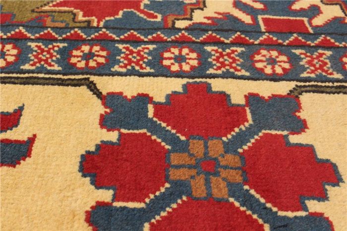 Afghan Finest Kargahi 6'7" x 9'7" Hand-knotted Wool Rug 