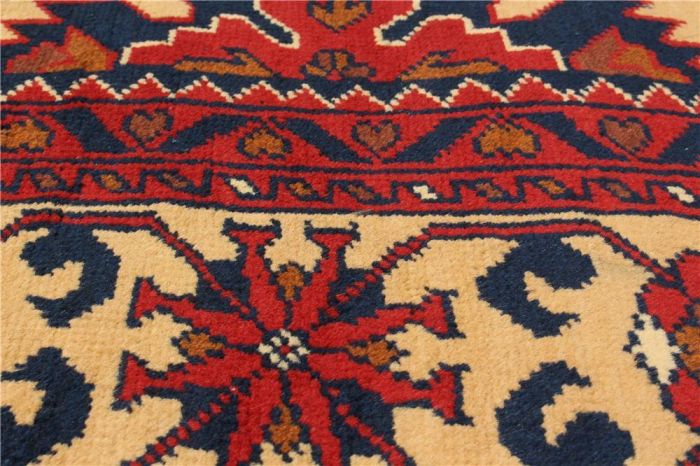 Afghan Finest Kargahi 6'9" x 9'10" Hand-knotted Wool Rug 