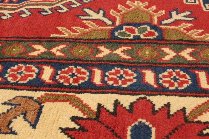 Afghan Finest Kargahi 7'1" x 9'5" Hand-knotted Wool Rug 