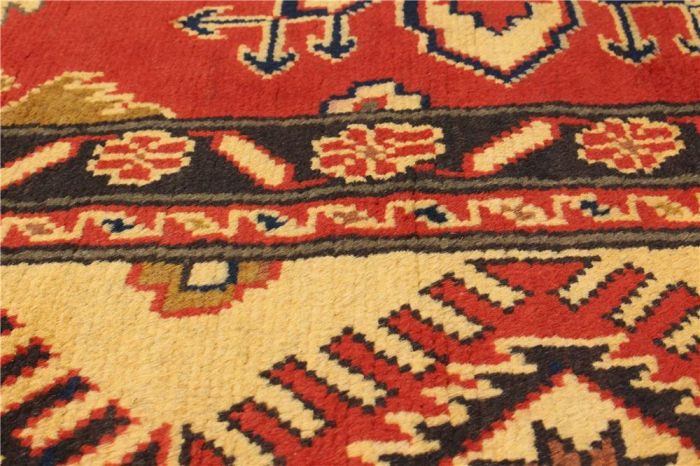 Afghan Finest Kargahi 6'7" x 9'5" Hand-knotted Wool Rug 