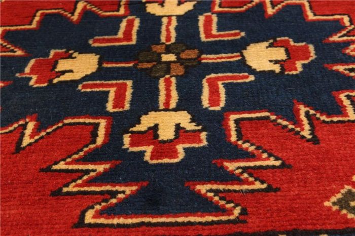 Afghan Finest Kargahi 2'9" x 9'7" Hand-knotted Wool Rug 
