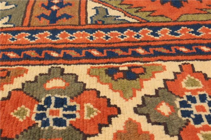 Afghan Finest Kargahi 6'9" x 9'4" Hand-knotted Wool Rug 