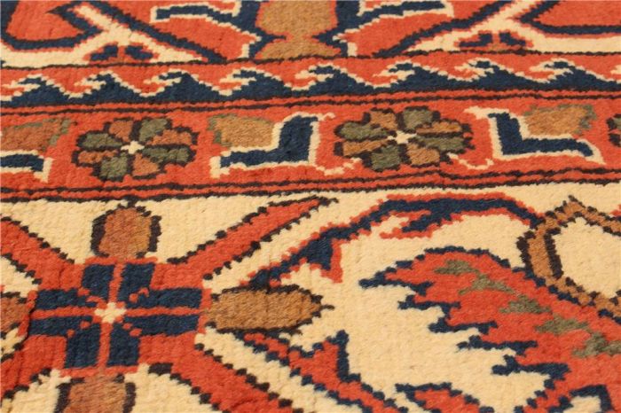 Afghan Finest Kargahi 6'9" x 10'0" Hand-knotted Wool Rug 