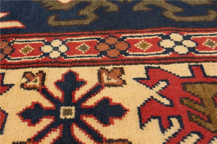 Afghan Finest Kargahi 7'0" x 10'3" Hand-knotted Wool Rug 