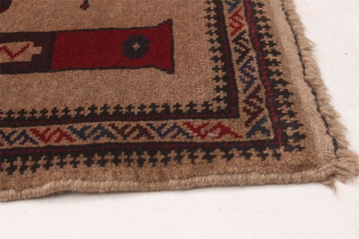 Afghan Rare War 2'11" x 4'7" Hand-knotted Wool Rug 