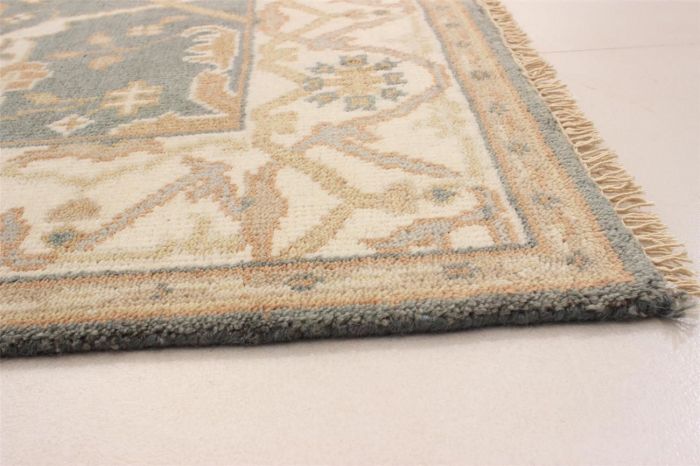 Indian Royal Oushak 3'11" x 5'11" Hand-knotted Wool Rug 