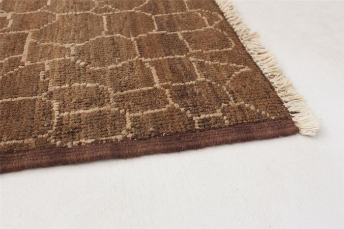Indian Tangier 5'10" x 8'9" Hand-knotted Wool Rug 