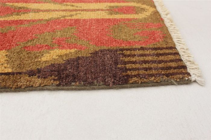 Indian Shalimar 5'0" x 8'1" Hand-knotted Wool Rug 