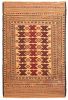 Afghan Shiravan SMK 4'2" x 6'4" Flat-Weave Wool Tapestry Kilim 