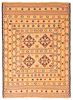 Afghan Shiravan SMK 4'2" x 5'9" Flat-Weave Wool Tapestry Kilim 